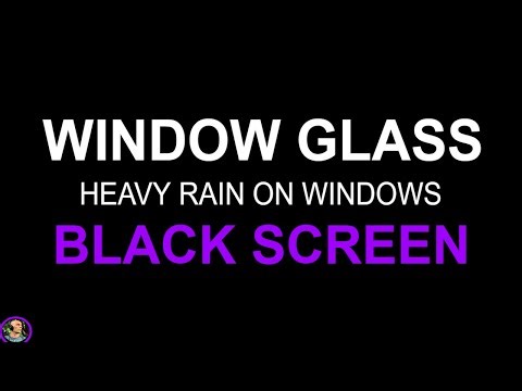 Heavy Rain On Tin Roof, Rain On Windows, Black Screen Rain, Relaxing Rain No Thunder, Sleep Aid