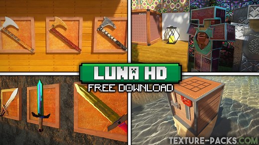 Luna HD Texture Pack 1.21.11 / 1.21.10 | Free Download