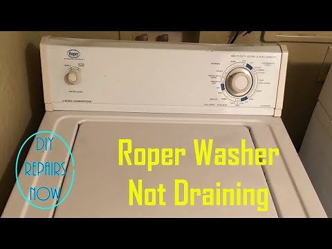 How to Fix Roper by Whirlpool Washer NOT Draining At ALL! | Model # RAX4232KQ0 #Whirlpool
