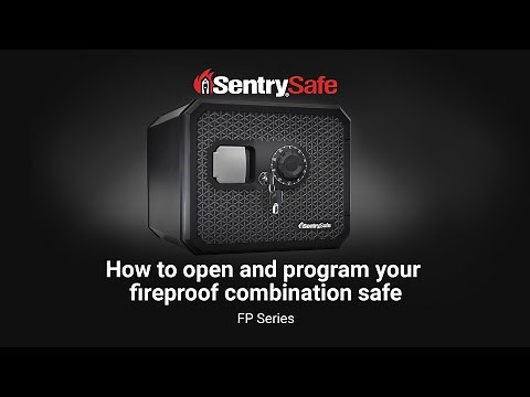 How to Open and Operate a SentrySafe FP Series Combination Safe