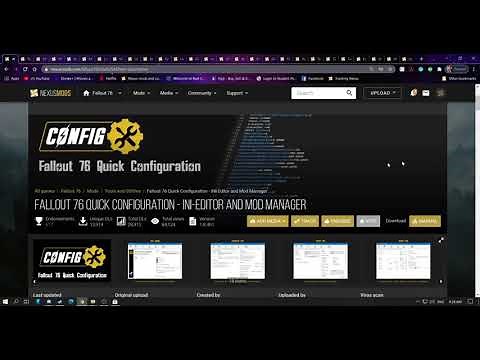 Download Guide - Fallout 76 Quick Configuration - INI-Editor and Mod Manager