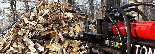 Log Splitters | 22, 28, & 37 Ton Gas Wood Splitters | RuggedMade