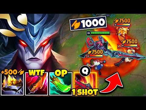 What happens when lethality Aatrox hits 1000 AD? (HINT: HE ONE SHOTS EVERYTHING)