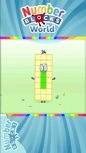 Numberblocks World - Meet Numberblock Twenty Four and Learn How to Trace the Number 24 | BlueZoo