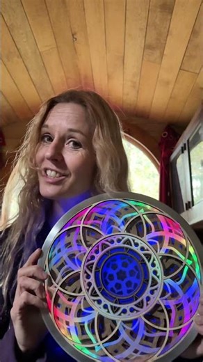 Laser Cut Tree of Life Artwork + Tutorial -- WLED and Layered Edge-lit acrylic #adafruit