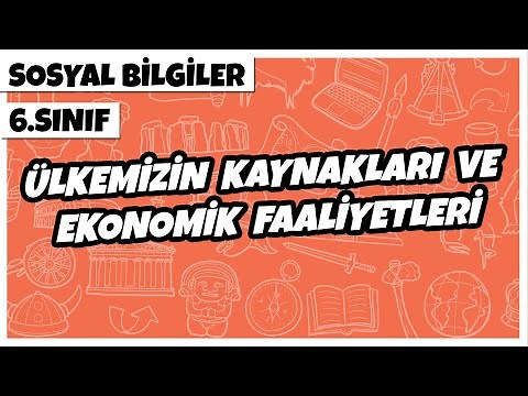 6. Sınıf Sosyal Bilgiler - Ülkemizin Kaynakları ve Ekonomik Faaliyetleri | 2022