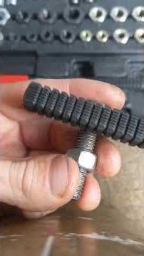 How to clean bolt threads using a thread file #diymechanic #repairing #sbc