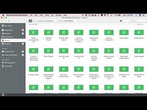 MicroStrategy Workstation