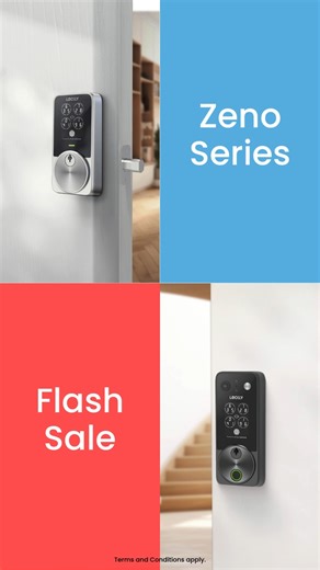 🔥 Lock it down with Lockly NOW! 🚨 Save up to $50 on the Zeno Series Smart Locks during our Flash Sale! From facial recognition to Apple Home Key, it’s next-level convenience. 😉 Hurry, until July 24 only! 🔐 #Lockly #FlashSale #ZenoSeries #SmartLock #LocklySavings #LocklyDeals #HomeUpgrade #SmartHomeTech #FacialRecognitionLock #AppleHomeKey #TechDeals | Lockly