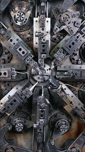 Do you understand? A high-speed production process of a spring.