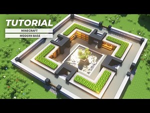 [Minecraft] How to Build an Modern Underground Base | Survival Base