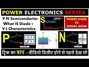 What is a diode? Extrinsic Intrinsic semiconductor characteristics of signal and power diode #diode