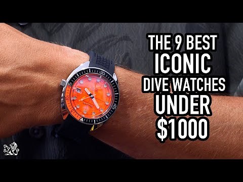 The 9 Best Iconic Dive Watches Under $500 to $1000: Seiko, Citizen, CWC, Bulova, Luminox, Squale...