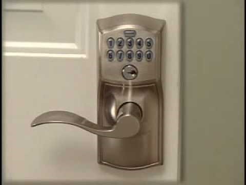 How To Operate Your Schlage FE595 Keypad Entry Lock