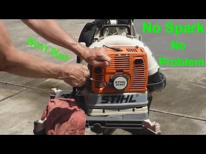 How to Diagnose and Fix a 2 Cycle Blower, Trimmer that Won't Start - NO SPARK Repair