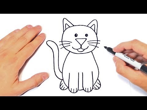 How to draw a Cat | Cat Easy Draw Tutorial