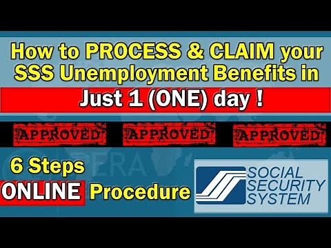 STEP BY STEP GUIDE : SSS UNEMPLOYMENT BENEFIT ONLINE APPLICATION. Approved in just 1 day!