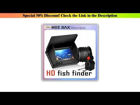 Review Portable Fish Depth Finder Water Handheld 1080P 4.3 Inch LCD Fish Finder Underwater 220° Fis
