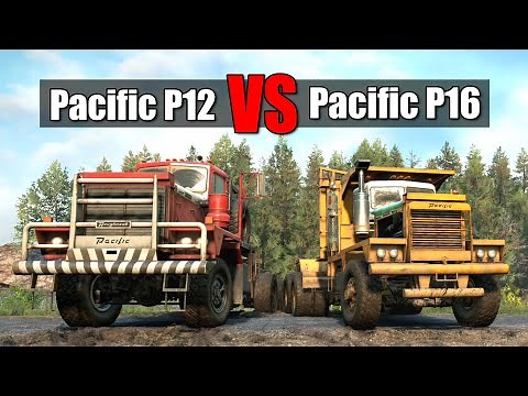Snowrunner Pacific p12 vs Pacific P16 Which is better
