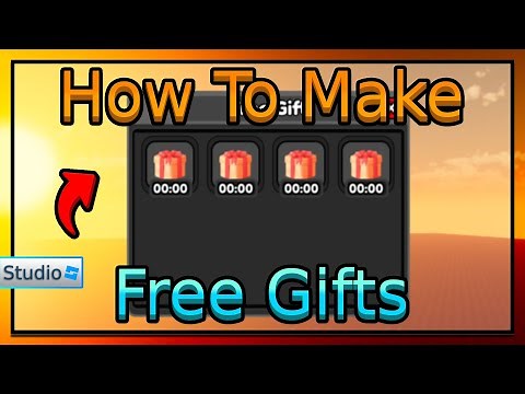 How To Make Free Gifts I Roblox Studio