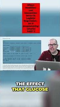 Logistic Regression: Effect Modifiers Explained Simply! #shorts