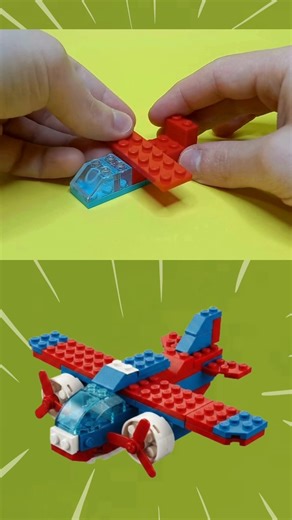 ✈️ LEGO Ideas Plane Tutorial #lego #plane #vehicle #tutorial #ideas
