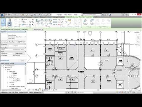 Revit Tutorial - Import AutoCAD files to Revit