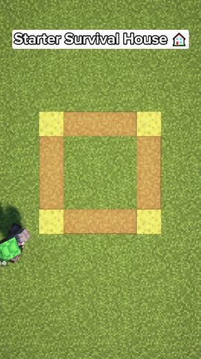 Ultimate Starter Survival House Tutorial #minecraft