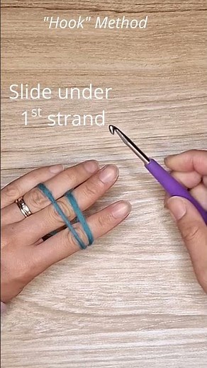How to Make a Slip Knot for Crochet | Easy quick Hook Tutorial for Beginners #learntocrochet
