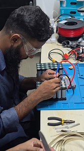 29K views · 96 reactions |  Safety goggles should definitely be used at lab work. Battery pack - spot welding. | Narsingdi Science & Robotics Lab | Facebook