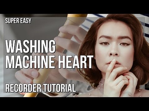 SUPER EASY: How to play Washing Machine Heart by Mitski on Recorder (Tutorial)