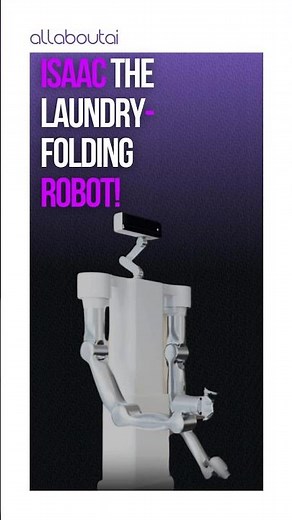 Meet Isaac: The AI Robot That Folds Laundry for You! 🧺🤖 | Future of Home Automation