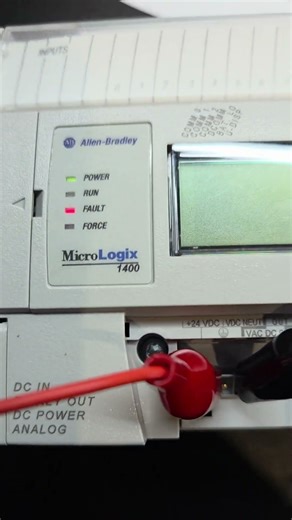 MicroLogix 1400 display issue