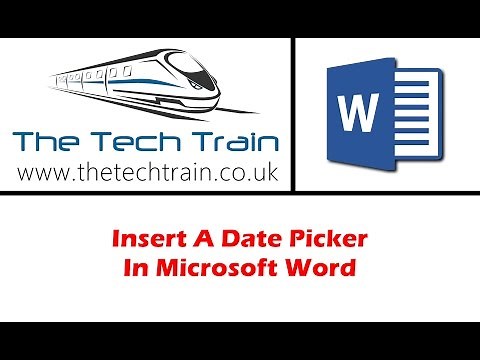 Insert A Date Picker In Microsoft Word