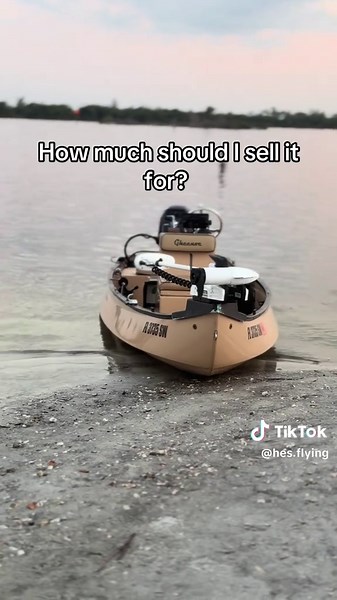 25hp tohotsu, 2 new batteries, motor runs fine, clean after every use, garmin gps and fish finder, and minn kota trolling motor.#fyp #florida #boat #swf