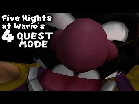 FIVE NIGHTS AT WARIO'S 4 [FULL VERSION] - NIGHT 5 ENDING + QUEST MODE GAMEPLAY