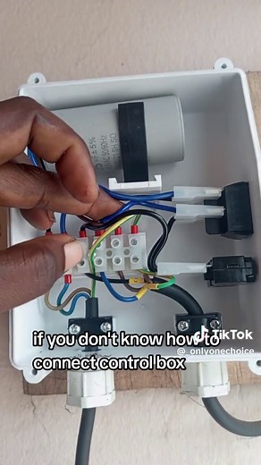 if you don't know how to connect control box this video is for you #electrician #electricalwork #electricalconnection