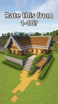 Minecraft Easy Starter House 🏠 #minecraft #shorts