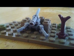How to build a Micro Lego WW2 Artillery Scene