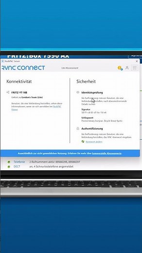 #RealVNC - Benutzeroberfläche und Einstellungen
