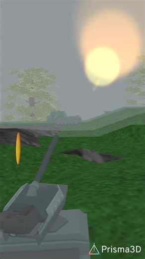 Tank animation 3 Part 2 in Prisma 3d #shorts