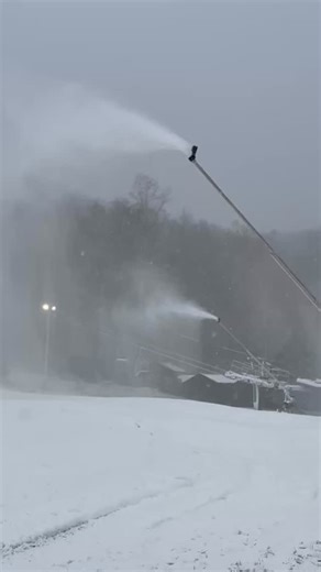 Our team had a solid night of snowmaking last night and they’re still at it with Mother Nature joining in. The forecast calls for 7-11” inches in total from our first winter storm of the season! 🤞 As a reminder there is NO skiing or riding allowed while the mountain is closed- this includes all Uphill Travel, even during natural snowfall events. Our snowmaking and mountain operations teams have equipment on the hill; please let them do their work so we can open smoothly and safely. We appreciat