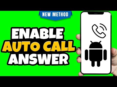 How to Enable Auto call Answer in Android 2024 | Auto Answering incoming calls