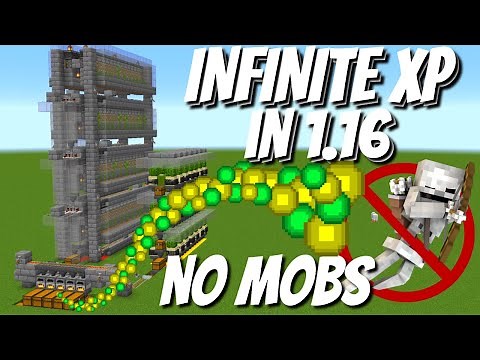How to Build a Minecraft XP Farm in Minecraft 1.16: Infinite Xp Bank with NO MOBS (No Zero Tick)