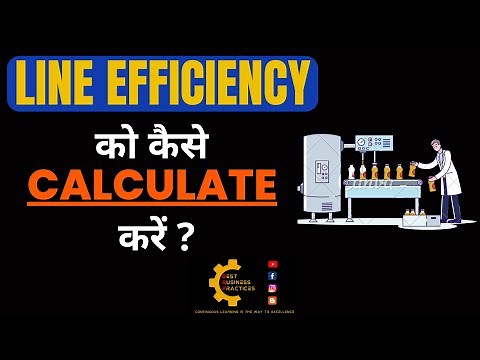 How to calculate Line Efficiency | line balancing | lean manufacturing | Leanseekho