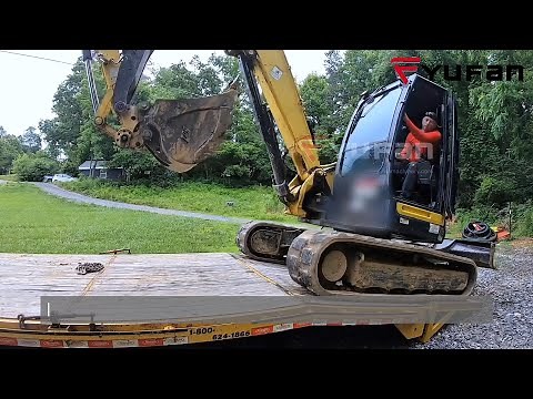 How to Load an Excavator on a Trailer? | 6 Steps to Load Your Digger
