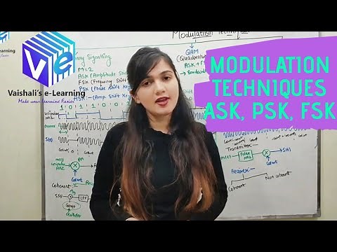 L 6 | Modulation Techniques | ASK | PSK | FSK | QAM | M- Ary Modulation | Digital Communication