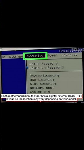 How to disable secure boot on windows 11