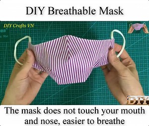 13K views · 372 reactions | DIY Breathable Mask - The mask does not touch your mouth and nose, easier to breathe Cre: DIY Crafts VN | LIFE DIY | Facebook