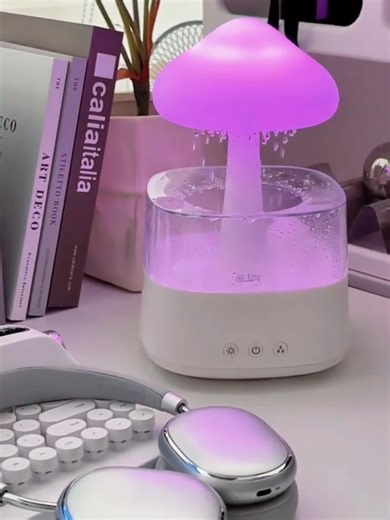 Cloud Rain White Noise Humidifier with Remote Control